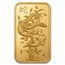 2025 1 oz Gold Bar - PAMP Lunar Legends White Snake (In Assay)