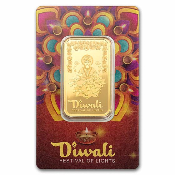 2025 1 oz Gold Bar - PAMP Suisse Diwali Lakshmi & Rangoli 2025 1 oz Gold Bar - PAMP Suisse Diwali Lakshmi & Rangoli