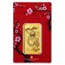 2025 1 oz Gold Bar - Perth Mint Lunar Snake (In Assay)