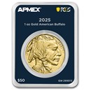 2025 1 oz Gold Buffalo (MintDirect® Premier Single + PCGS FS)