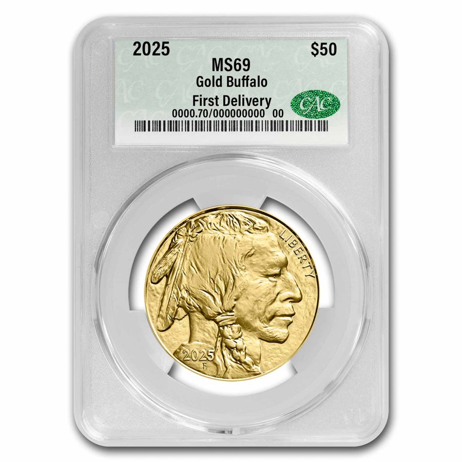 2025 1 oz Gold Buffalo MS-69 CAC (First Delivery)