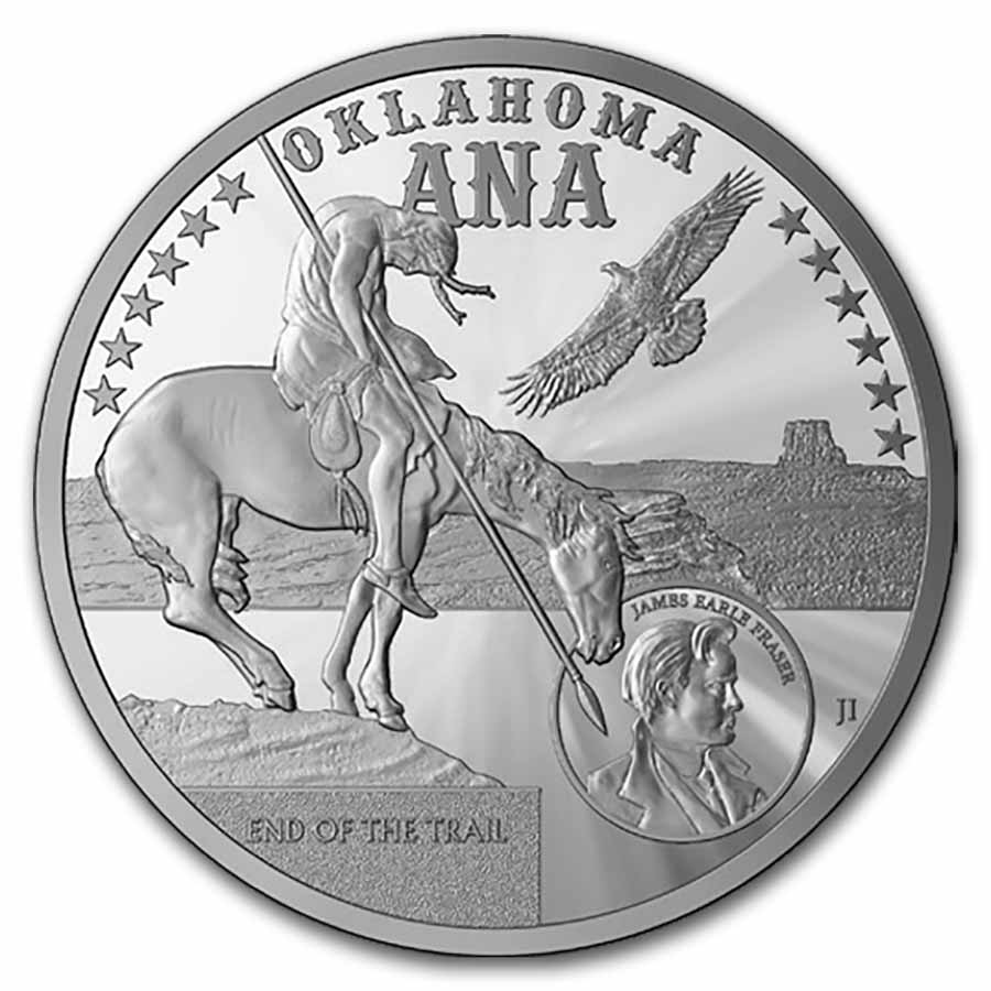 2025 1 oz Okahoma ANA Show Silver Coin BU | eBay