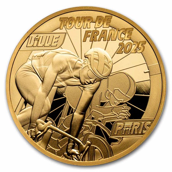 2025 1 oz Proof Gold €200 Tour de France (w/ Box & COA) 2025 1 oz Proof Gold €200 Tour de France (w/ Box & COA)