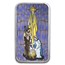 2025 1 oz Silver Colorized Bar - Christmas Star Nativity Scene