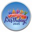 2025 1 oz Silver Colorized Round - APMEX (Birthday Candles)