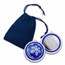 2025 1 oz Silver Colorized Round - Blue Snowflake Ornament