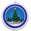 2025 1 oz Silver Colorized Round - Christmas Tree