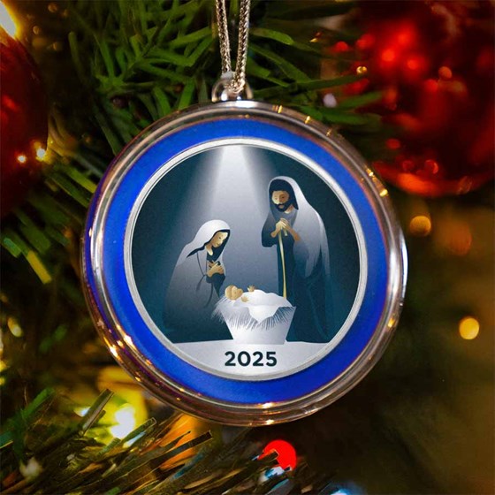2025 1 oz Silver Colorized Round - Mary, Joseph & Baby Jesus 2025 1 oz Silver Colorized Round - Mary, Joseph & Baby Jesus