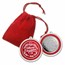 2025 1 oz Silver Colorized Round - Rosy Red Merry Christmas