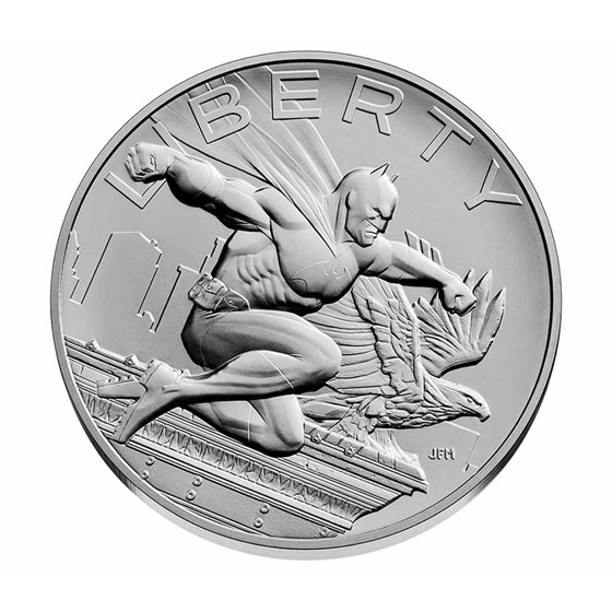 (2025) 1 oz Silver Comic Art Batman Medal (w/Box & COA)