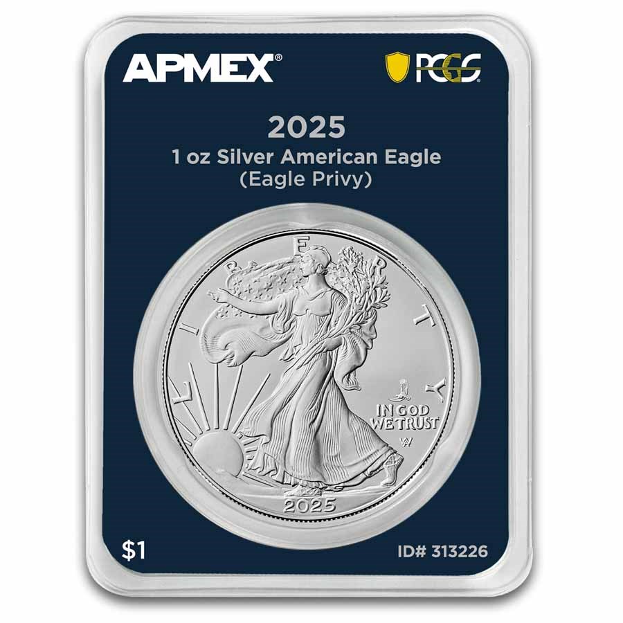 2025 1 oz Silver Eagle (Eagle Privy) (MD Premier + PCGS FS®)