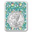 2025 1 oz Silver Eagle - w/Festive Easter Collage Card, In TEP