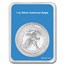2025 1 oz Silver Eagle - w/Happy Birthday, Blue Card, In TEP