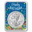 2025 1 oz Silver Eagle - w/Happy Birthday, Confetti Card, In TEP