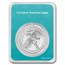 2025 1 oz Silver Eagle - w/Happy Easter, Easter Eggs Card, In TEP