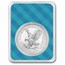 2025 1 oz Silver Eagle - w/Happy Father's Day, Plaid Card, In TEP