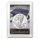 2025 1 oz Silver Eagle - w/Harris Holder, Graduation Design
