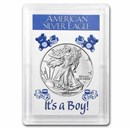 2025 1 oz Silver Eagle - w/Harris Holder, It's A Boy! Design