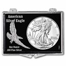 2025 1 oz Silver Eagle - w/Snap-Lock, Embossed Eagle Design