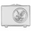 2025 1 oz Silver Eagle - w/Snap-Lock Holder, Valentine's Day