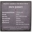 2025 1 oz Silver NATB New Jersey Oyster Island (Box/COA)