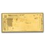 2025 10 Nevada Goldback Aurum Gold Foil Note 24k MS-70 PCGS