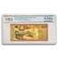 2025 10 Nevada Goldback Aurum Gold Foil Note 24k MS-70 PCGS