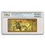 2025 10 New Hampshire Goldback - Aurum Gold Foil Note MS-70 PCGS
