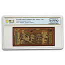 2025 10 South Dakota Goldback - Aurum Gold Foil Note MS-70 PCGS