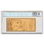 2025 10 Wyoming Goldback - Aurum Gold Foil Note MS-70 PCGS