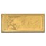 2025 100 Oklahoma Goldback Gold Foil Note MS-70 PCGS (Alpha)