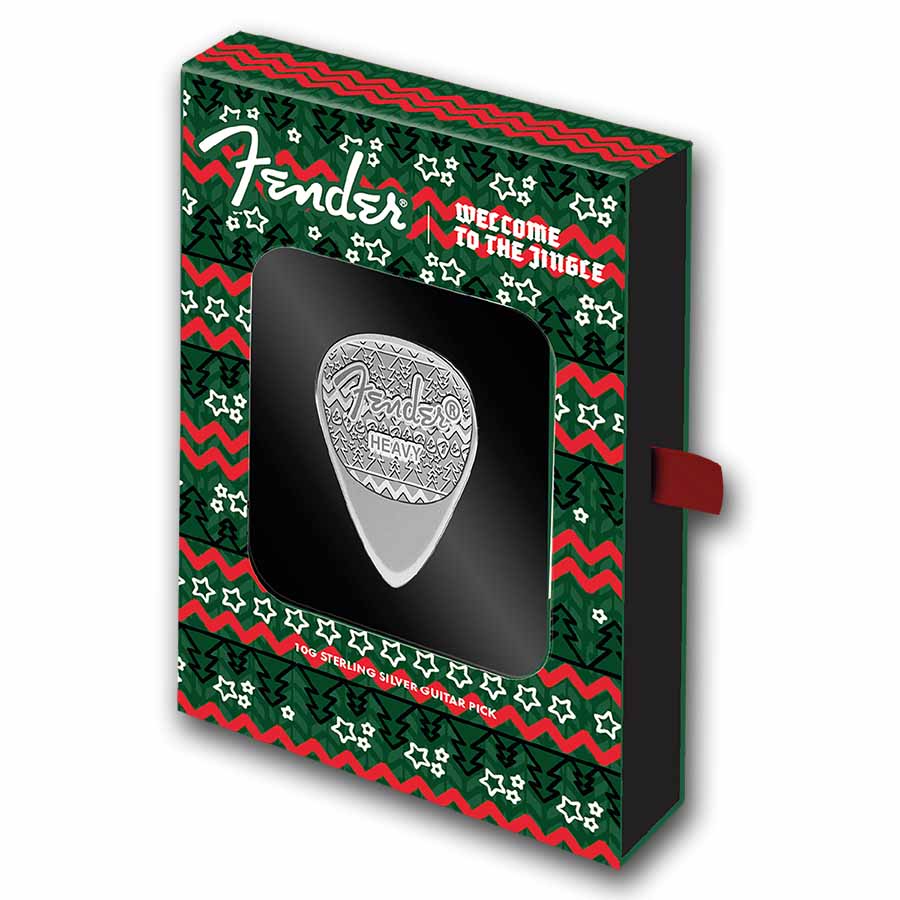 Buy 2025 10 gram Silver Fender Heavy Guitar Pick .925 | APMEX