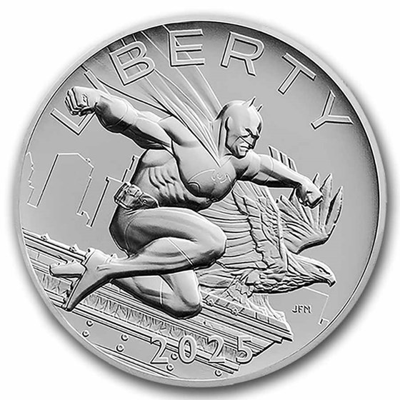 Buy 2025 2.5 oz Silver Comic Art Batman Medal MS-70 NGC | APMEX