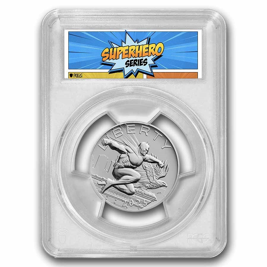 (2025) 2.5 oz Silver Comic Art Batman Medal MS-70 PCGS