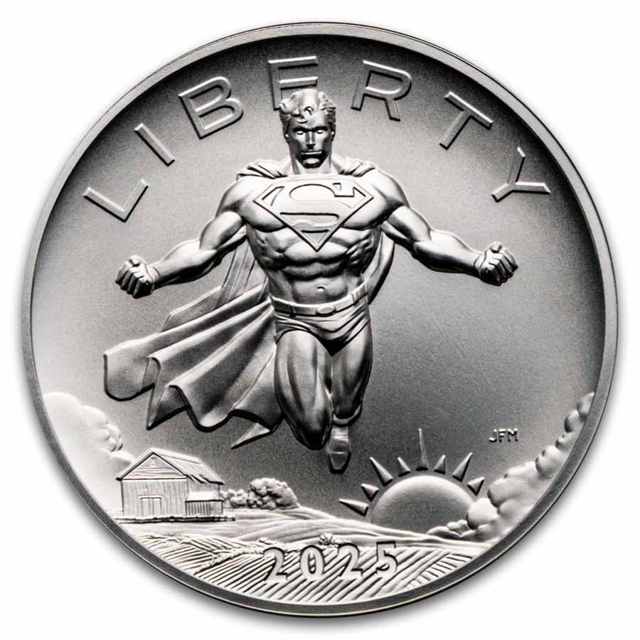 Buy 2025 2.5 oz Silver Comic Art Superman Medal | APMEX