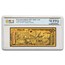 2025 25 Nevada Goldback Aurum Gold Foil Note 24k MS-70 PCGS