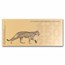 2025 250mg Gold Aurum Note Natural Treasures: Mountain Lion 24K