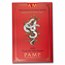 2025 5 gram Gold Bar - PAMP Lunar Legends White Snake (In Assay)
