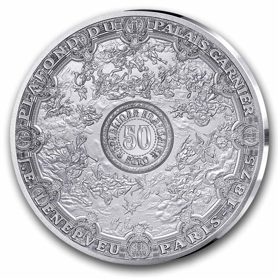 2025 5 oz Silver €50 Masterpieces of Museums Prf (Palais Garnier
