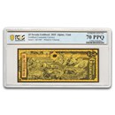 2025 50 Nevada Goldback Aurum Gold Foil Note 24k MS-70 PCGS