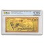 2025 50 New Hampshire Goldback - Aurum Gold Foil Note MS-70 PCGS