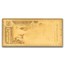 2025 50 Oklahoma Goldback Aurum Gold Foil Note MS-70 PCGS (Alpha)