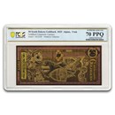 2025 50 South Dakota Goldback - Aurum Gold Foil Note MS-70 PCGS