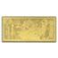 2025 50 Utah Goldback Aurum Gold Foil Note 24k MS-70 PCGS