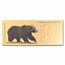 2025 500mg Gold Note - Natural Treasures: Brown Bear 24K