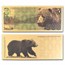2025 500mg Gold Note - Natural Treasures: Brown Bear 24K