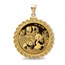 2025 8 gram Gold Panda Pendant (Rope-Screw Top Bezel)