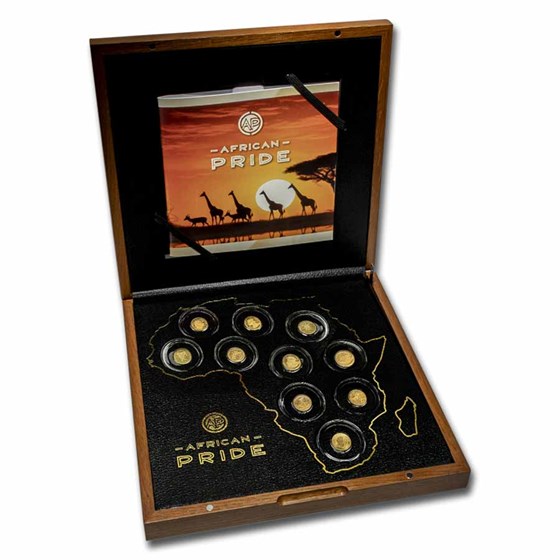 2025 African Pride 10-Coin Gold Wildlife Set 2025 African Pride 10-Coin Gold Wildlife Set