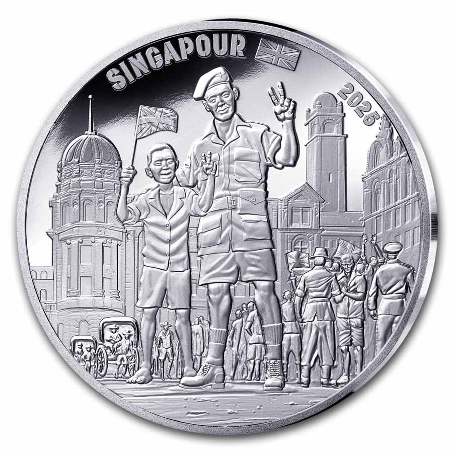 2025 Ag €10 80th Anniversary of V-E Day Proof: British Soldier