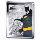 2025 Ag €10 Colorized Rectangular Justice League: Batman
